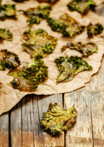 Recette chips de kale